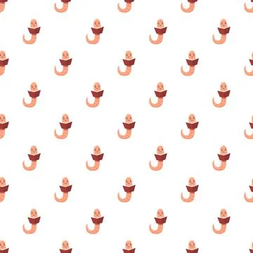 Bookworm character reading seamless pattern background Stock Illustration