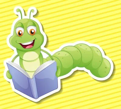 Bookworm Stock Illustration