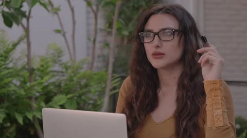 Bookworm Studying - Medium Close-Up Stock Footage 186453058