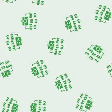 Boolean search recruitment business work job glyph seamless pattern Stock Illustration