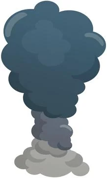 Boom and flame splash. Big bang, destruction effect and smoke. Explosion, danger 스톡 일러스트