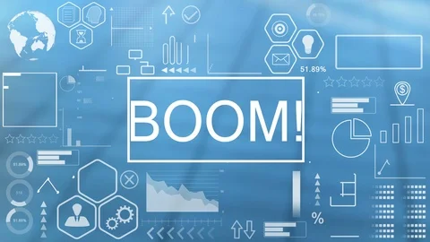 BOOM!, Animated Typography 스톡 동영상 116356568