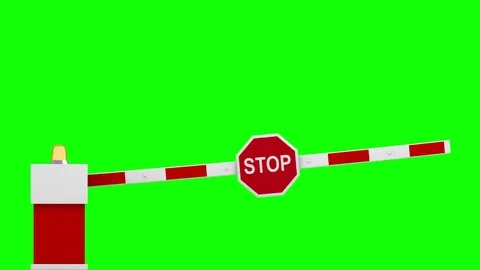 Boom barrier Stock Footage 82400728