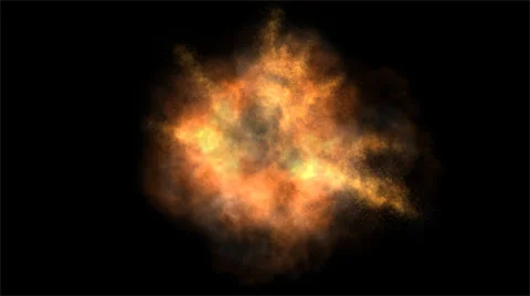 Boom blast explosion Stock Footage 33804027