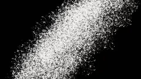 Boom Effect Fx Color Splash Transition Effects In Black Background Stock Footage 246115673