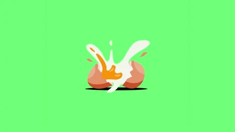 Boom Effect Fx Color Splash Transition Effects In Green Background Video stock 246115677