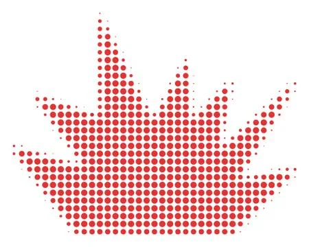 Boom Explosion Halftone Icon Stock Illustration