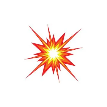 Boom explosion icon vector illustration Stock Illustration