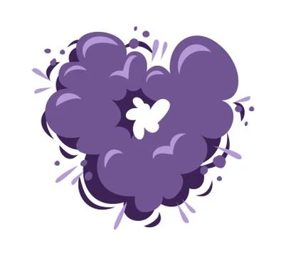 Boom explosion vector illustration. Stock Illustration