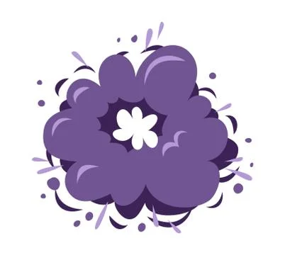 Boom explosion vector illustration. Stock Illustration