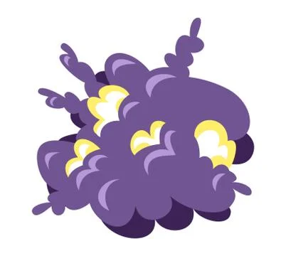 Boom explosion vector illustration. Stock Illustration
