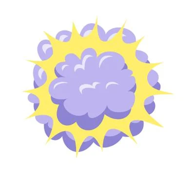 Boom explosion vector illustration. Stock Illustration