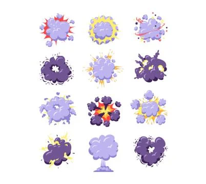 Boom explosion vector illustration Stock Illustration