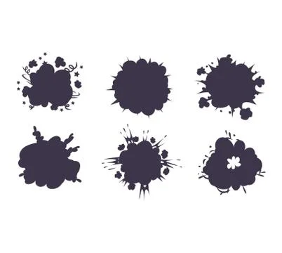 Boom explosion vector illustration Stock Illustration