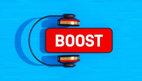 BOOST ON AIR Stock Illustration