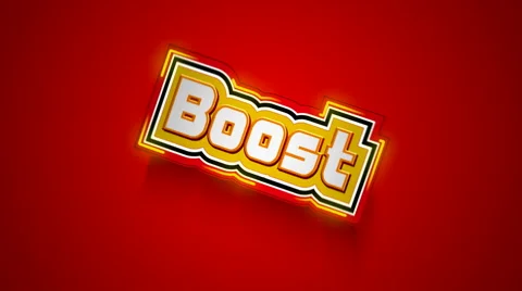 Boost Label Stock Footage 1118257