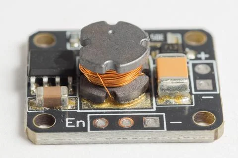 Boost Module High Voltage DC-DC Step Up Converter for DIY Ion Generator clo.. Stock Photos