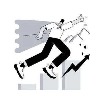 Boost in traffic abstract concept vector illustration. Stock Illustration