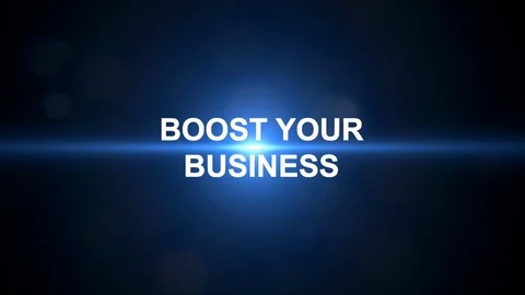 Boost your business-Particles Collide Dark Stock Footage 124152882