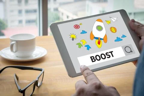 BOOST YOUR BUSINESS Stock Photos
