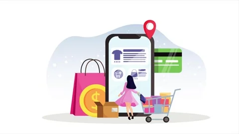 Boost Your Business: The Power of Mobile E-commerce Apps 스톡 동영상 339343292