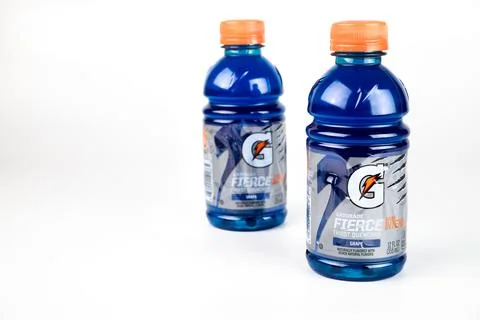 Boost your hydration with Gatorade cool sports drink. Stock Photos