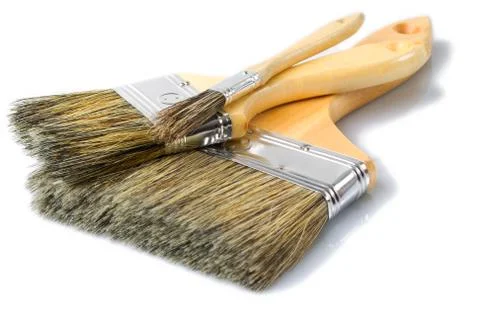 Boost your SEO with this high quality studio shot of a set of three wooden Stock Photos