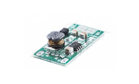 Booster - electronic component increasing the voltage for electronic devices Stock Photos