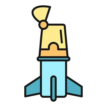 Boosting startup innovation with a rocket puzzle piece Illustrazione stock