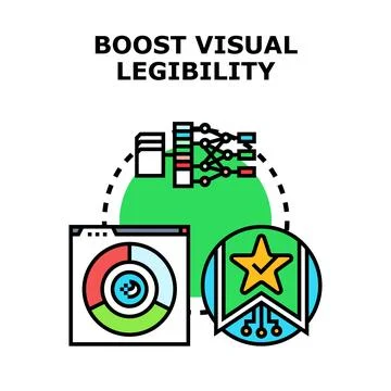 Boosting visual insight for business analytics optimization Stock Illustration