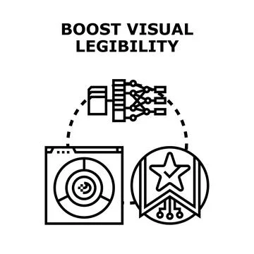 Boosting visual insight for business analytics optimization Stock Illustration