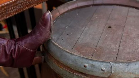 Boot and barrel Stock Photos