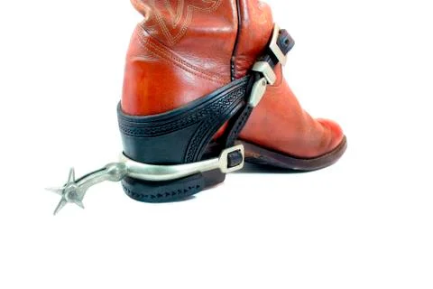 Boot and spur Stock Photos