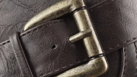Boot Buckle close up stock footage Stock Footage