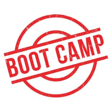 Boot Camp rubber stamp Stock Illustration