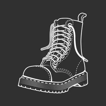 Boot . Creative design elements. Great quality vector illustration. Illustrazione stock
