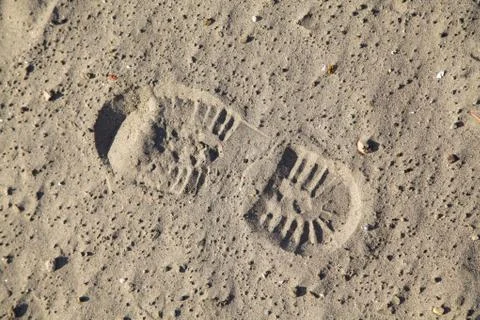 Boot footstep Stock Photos