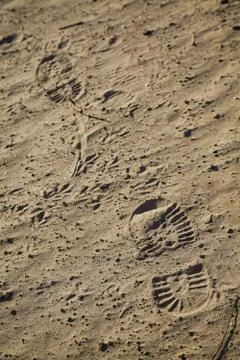 Boot footsteps Stock Photos
