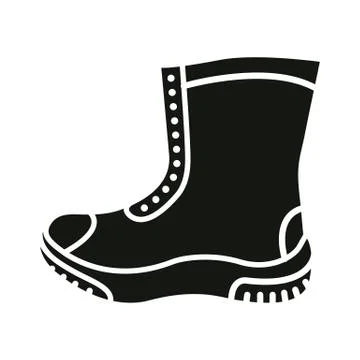 Boot icon. Stock Illustration