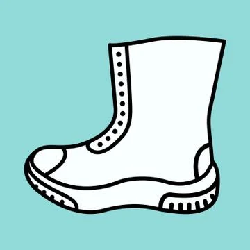 Boot icon. Illustrazione stock
