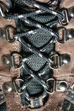 Boot laces Stock-Fotos