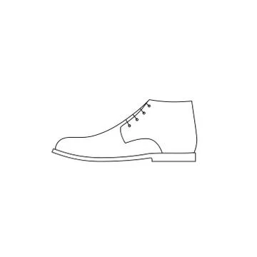 Boot lintdrawing Stock Illustration