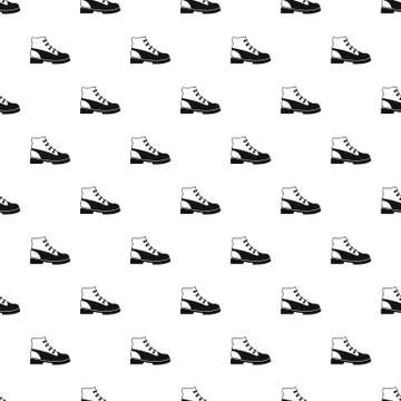 Boot pattern, simple style Illustrazione stock