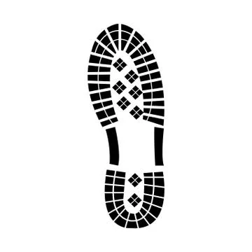 Boot print Illustrazione stock