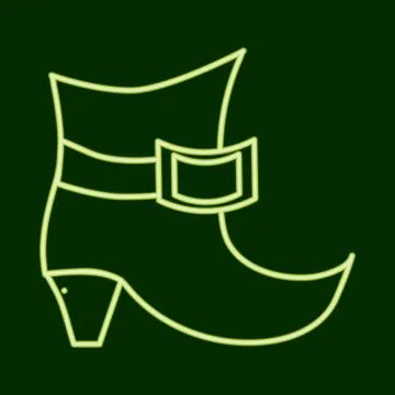 Boot. St.Patrick s Day. Stock Illustration