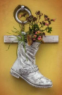 Boot Vase Stock Photos