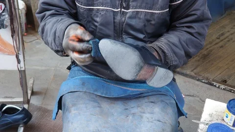 Bootblack Stock Footage 114190020