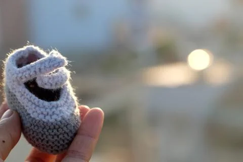 Booties for newborn Stock Photos