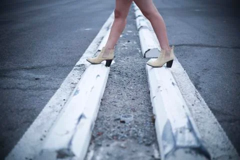 Boots Are Made For Walking 库存照片
