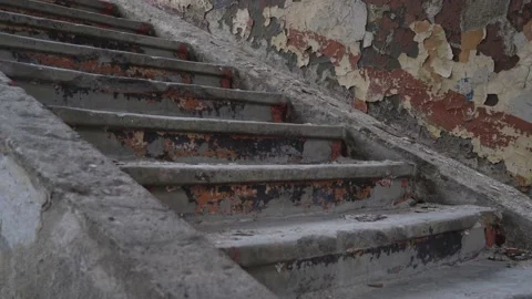 Boots climbing stairs Stock Footage 175065616